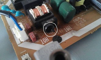 電子產(chǎn)品,電視機(jī)維修 我電視機(jī)電源板上這個(gè)是什么電子元件,為什么什么燒掉了 白圈里的這個(gè),用什么替